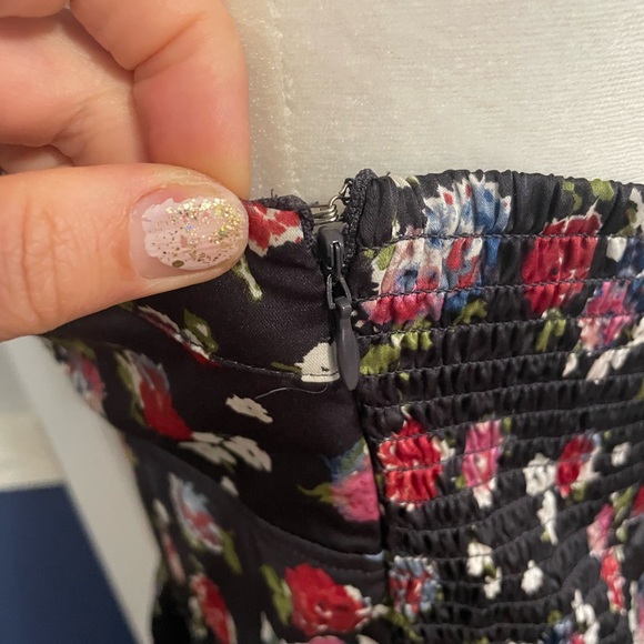 American Eagle strapless floral top women’s M - Picture 6 of 9